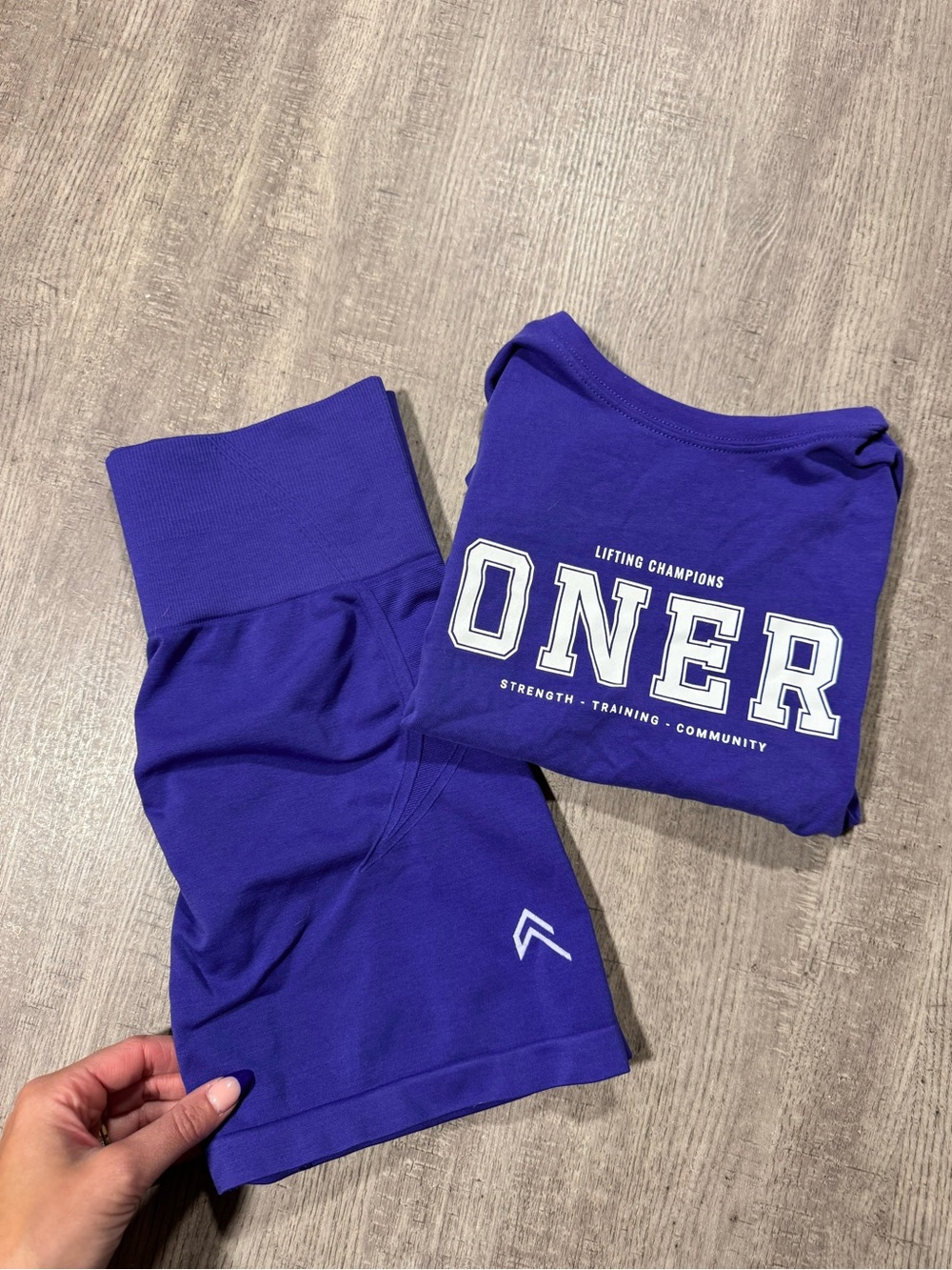 Oner Active Shorts & Baby Tee set